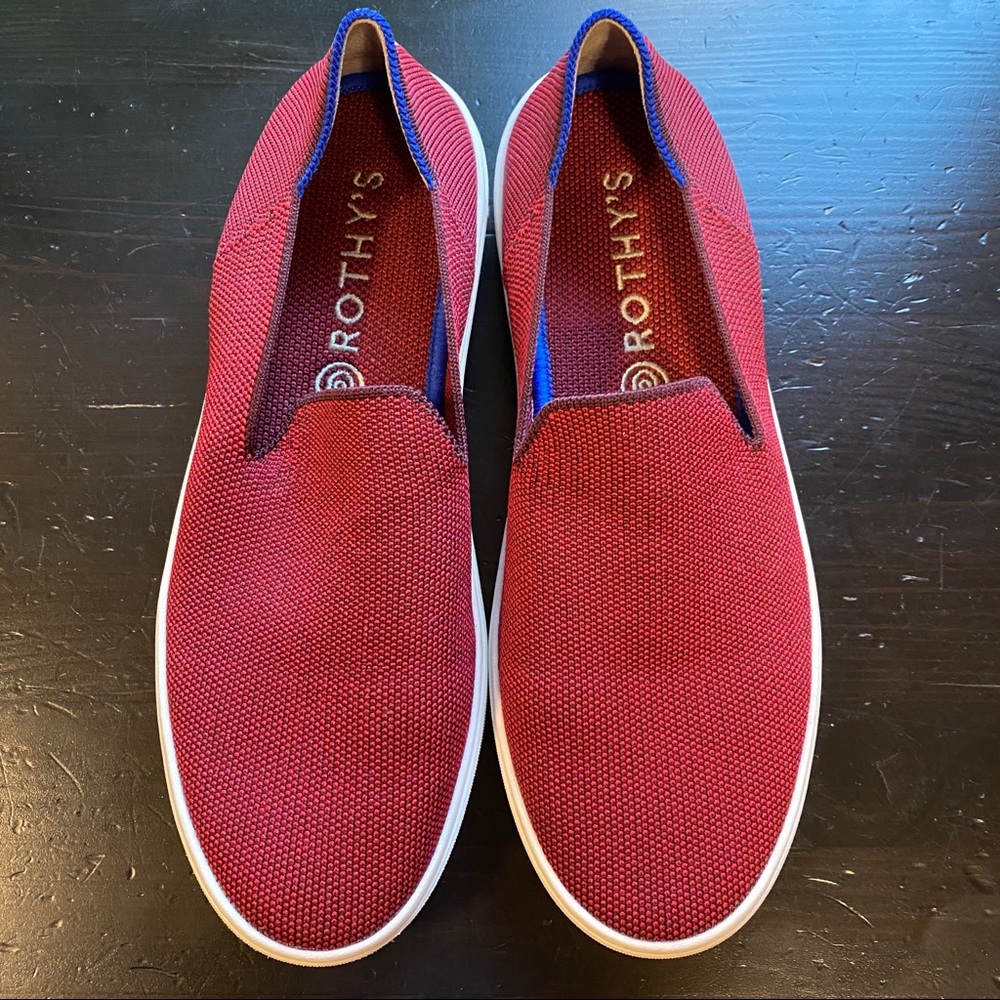 Rothy’s sneakers 8.5 Garnet Red